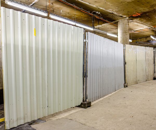 Hoarding,Fence,At,A,Construction,Site